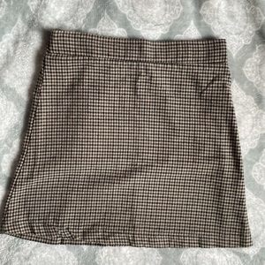 American Eagle Houndstooth Mini Skirt